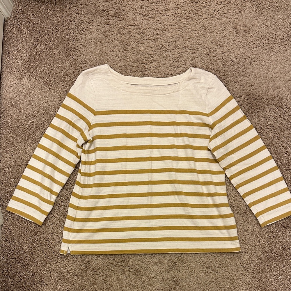 LOFT Cream Casual Top